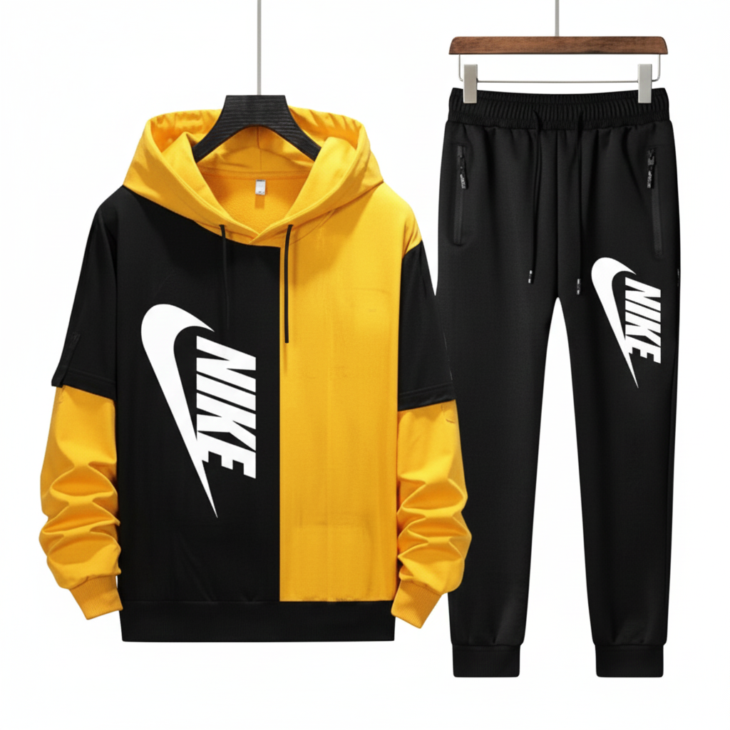 Lycra Printed  Full Sleeves Regular Fit Mens Track Suit