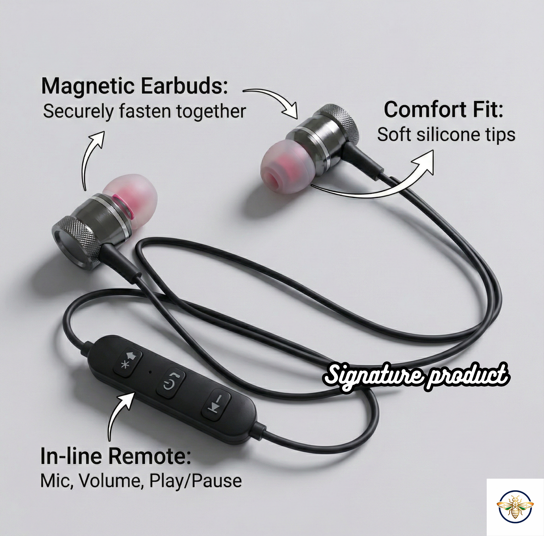 Wireless Bluetooth Stylish Look Neckband