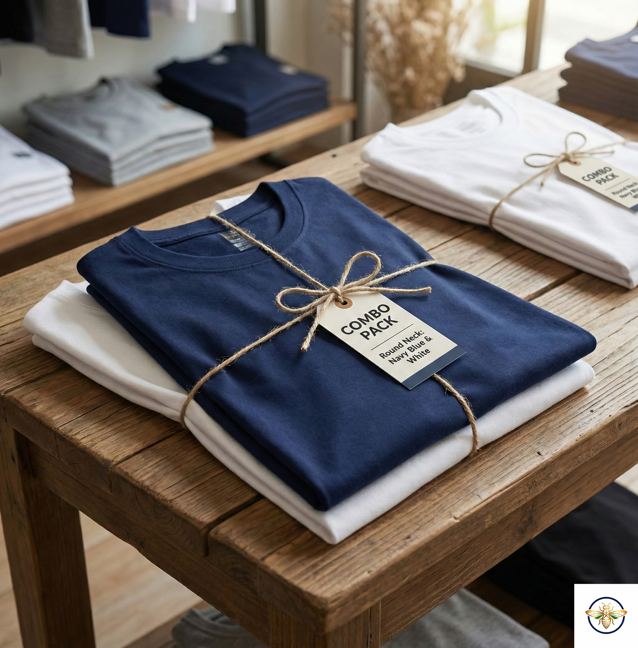 Cotton Printed Half Sleeves Round Neck T-Shirt ( Pack Of 2 )